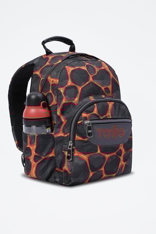 Sac à dos Tempera - Gris foncé et orange