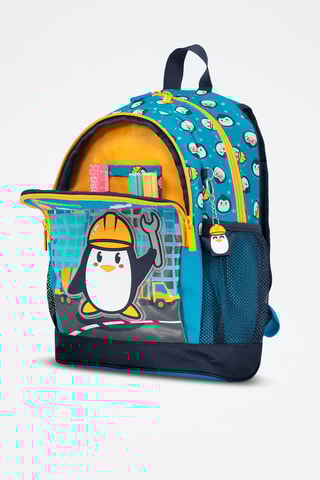 Sac à dos Funny Penguin - Bleu cobalt - M