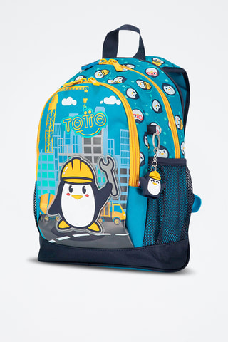 Sac à dos Funny Penguin - Bleu cobalt - M