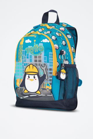 Sac à dos Funny Penguin - Bleu cobalt - S