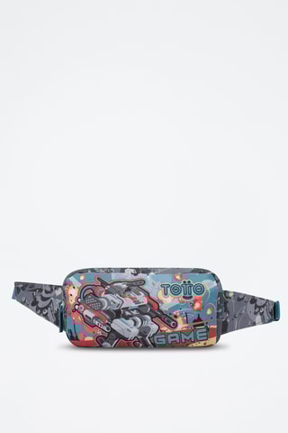 Sac banane Infinity - Noir et bleu canard