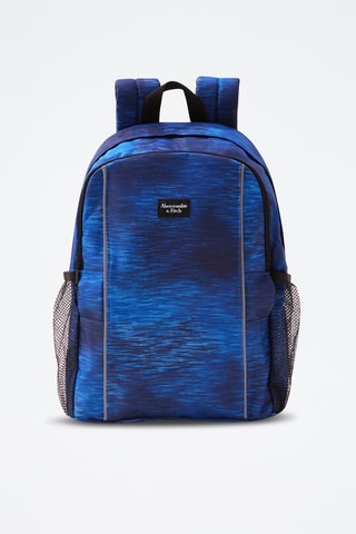 Mochila tie and dye - Azul e preto
