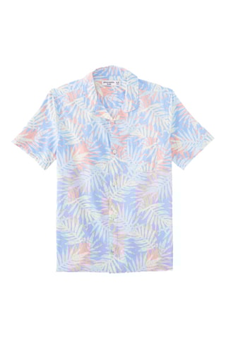 Camisa - Azul-celeste e rosa