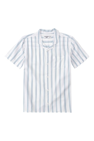 Camisa - Azul-celeste e branco
