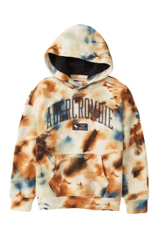 Sweat polar tie and dye - Castanho