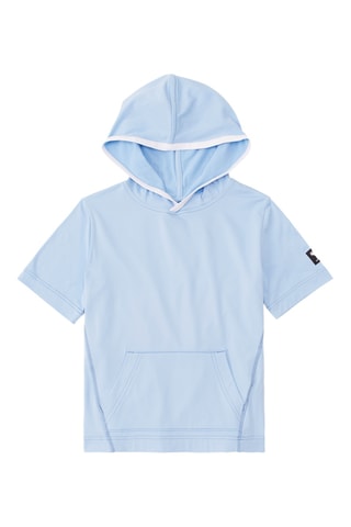 Sweat com capuz - Azul-celeste