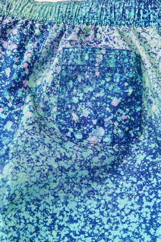 Calções de banho tie and dye - Azul