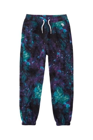 Calças de treino tie and dye - Preto