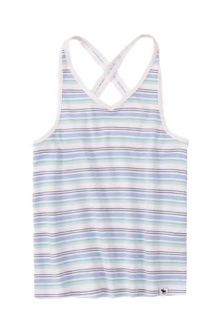 Camisola de alças - Azul-escuro