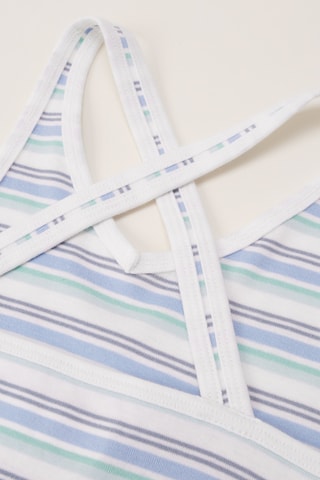 Camisola de alças - Azul-escuro