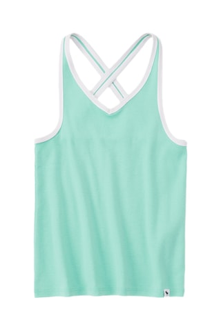 Camisola de alças - Verde-claro