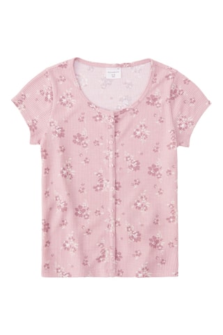 T-shirt - Rosa-maquilhagem