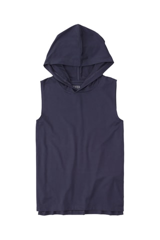 T-shirt com capuz - Azul-índigo
