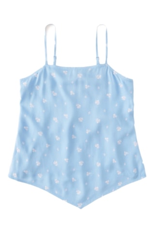 Camisola de alças - Azul-claro