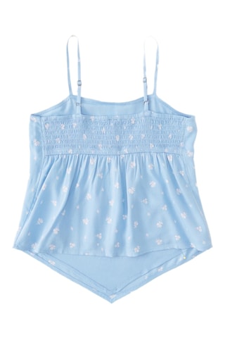 Camisola de alças - Azul-claro