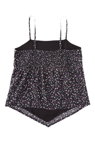 Camisola de alças - Preto