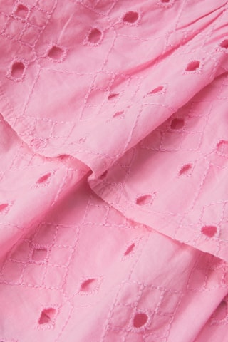 Saia com folhos - Rosa