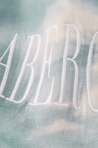 Sweat tie and dye - Verde-água e branco
