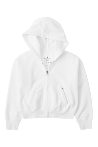 Sweat com capuz polar - Branco
