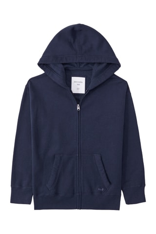 Sweat com capuz polar - Azul-marinho