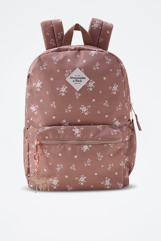 Mochila - Castanho e branco