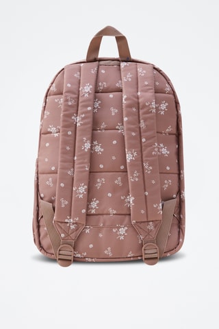 Mochila - Castanho e branco