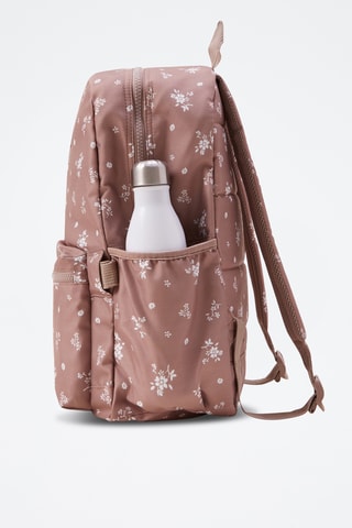 Mochila - Castanho e branco