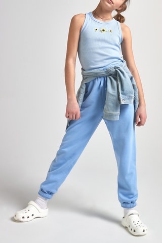 Camisola de alças - Azul-claro