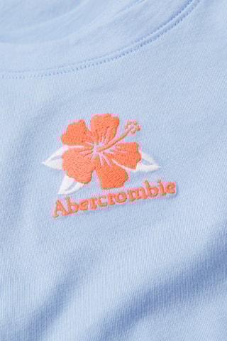 Camisola de alças e elástico de cabelo - Azul-celeste
