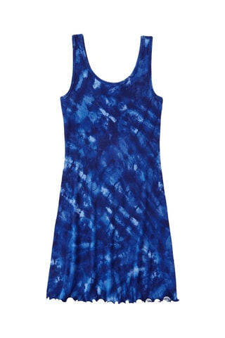 Vestido tie and dye - Azul