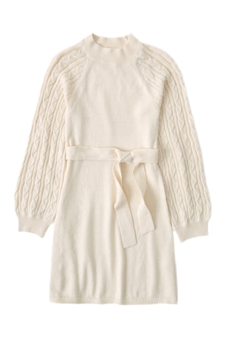 Vestido-camisola - Bege-claro