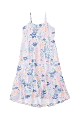 Vestido - Rosa-maquilhagem e índigo