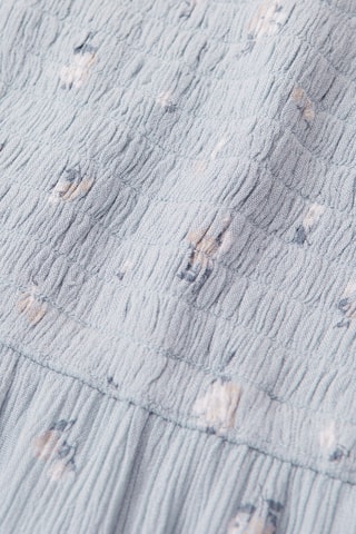 Vestido - Azul-cinza