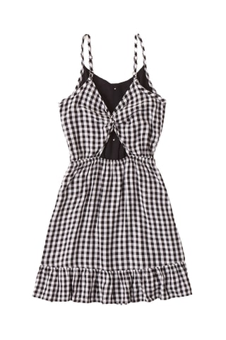 Vestido - Preto e branco