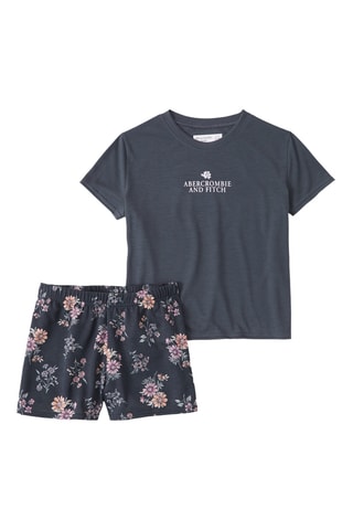 Calções pijama - Azul-escuro