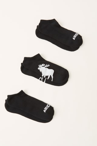 3 pares de meias - Antracite