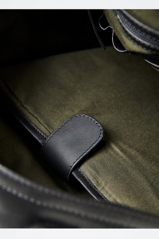 Sac à dos en cuir - Noir