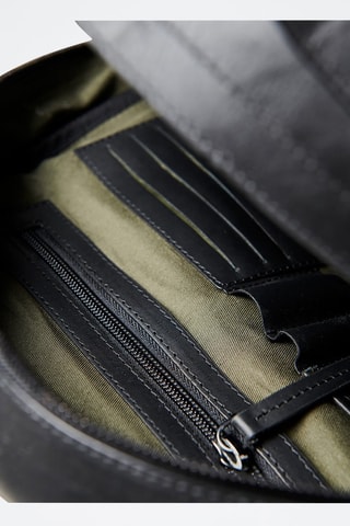 Sac à dos en cuir - Noir