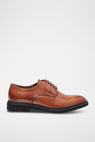 Richelieus en cuir - Marron clair
