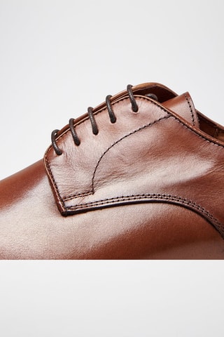 Richelieus en cuir - Marron clair