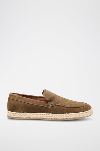 Mocassins en cuir - Kaki