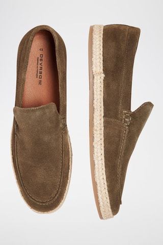 Mocassins en cuir - Kaki