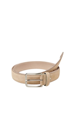 Ceinture en cuir - Beige