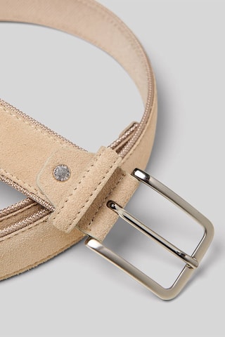 Ceinture en cuir - Beige
