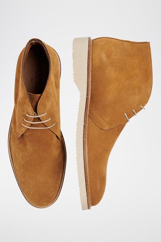Boots en nubuck - Marron