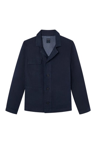 Veste en lin - Bleu