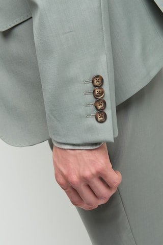 Veste extra-slim en laine - Vert