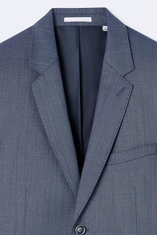 Veste de costume en laine - Bleu