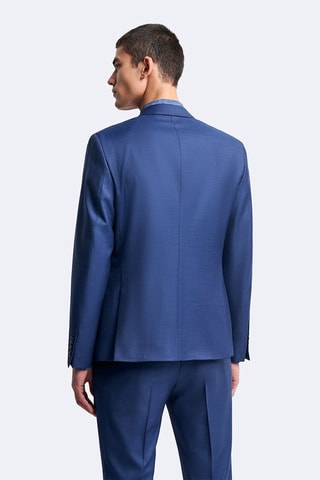 Veste de costume en laine - Bleu