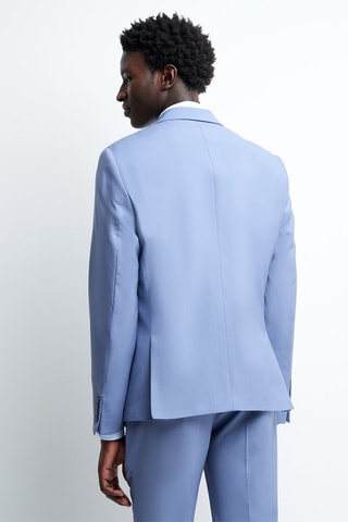 Veste de costume en laine - Bleu